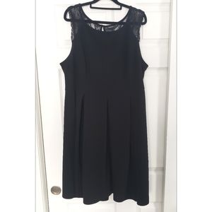 Torrid Black Midi Dress w/ Lace